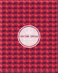 Seamless wallpaper pattern with label - Vector illustration