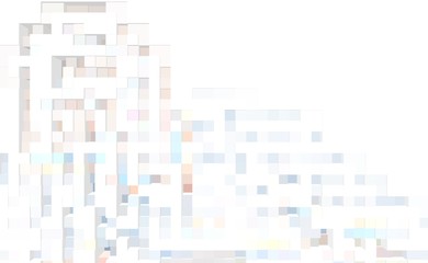 Abstract cube 3d extrude background,  graphic art.