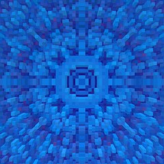 Cube 3d extrude symmetry background,  illustration.