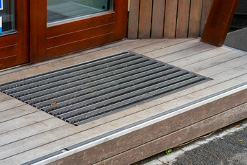 street mat in front of the entrance door