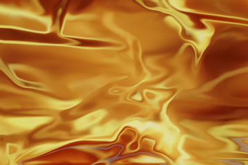 Liquid gold shiny background.