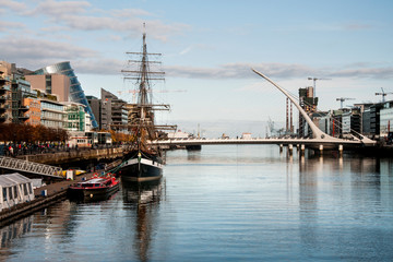 The quay of the Liffey