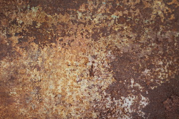 Old, dirty, rusty surface. Corrosion of metal.