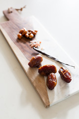 Whole Roasted Almonds with Dates and Vanilla Bean