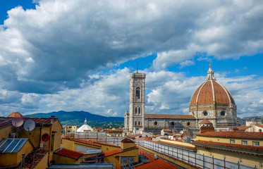Fototapeta premium Duomo from Top of Uffizi