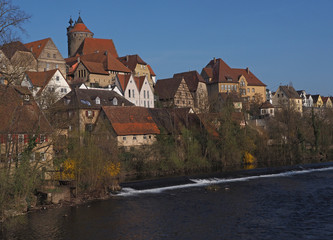 Obraz premium Besigheim mit Enz, Baden-Württemberg