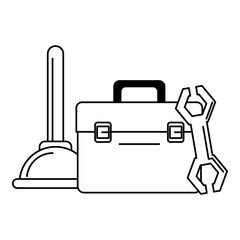 DNA human genetic symbol isolated in black and white