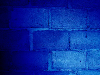 blue brick wall, brickwork background, blue brick