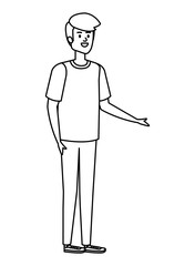 young man avatar character