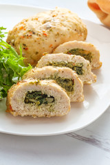 Mediterranean Stuffed Chicken Breasts
