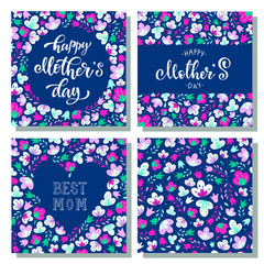 set of mother's day cards and prints