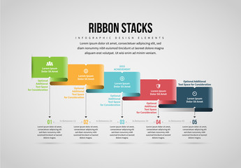 Ribbon Stacks Infographic