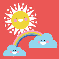 Cute Sun Rainbow