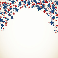 American patriotic background frame