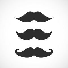 Mustaches vector icon