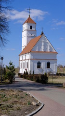 Fototapeta na wymiar Zaslawye Church of the Transfiguration, Belarus
