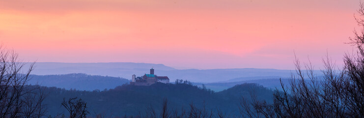 Wartburg im Abendlicht II