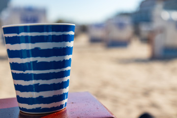 Kaffee am Strand