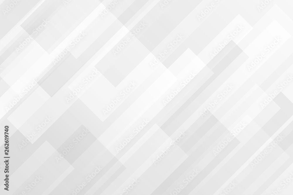 Poster white abstract horizontal vector background with rectangles.