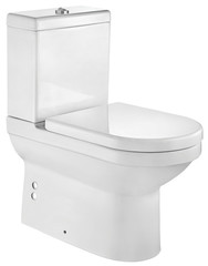 toilet bowl isolated on white background