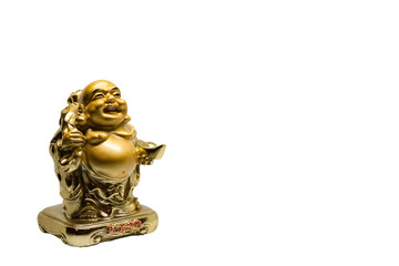 golden buddha with copy space