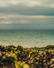 View of the sea near the cliffs of Cape Sardão