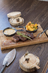 Barbecue steak different