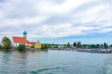 Fototapeta na wymiar Wasserburg at Lake Constance, Germany