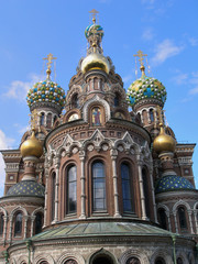 Fototapeta na wymiar Church of the Savior on Spilled Blood (Spasa na krovi) Saint Petersburg