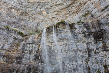 Close-up the  river in the nature