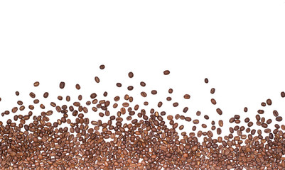 coffee beans banner background