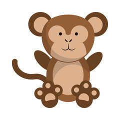 Monkey cute animal