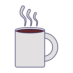 Hot coffee mug cartoon