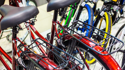 Obraz premium bicycles in amsterdam