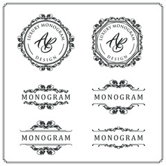 Luxury design set for wedding and decoration