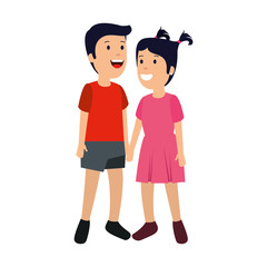 little kids couple characters