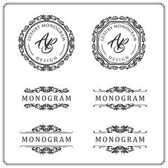 Luxury design set for wedding and decoration