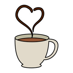 coffee cup with heart