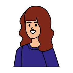 beautiful young woman character