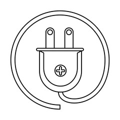energy plug ecology icon