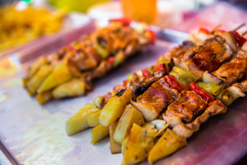 Kebab, Barbecue Grill, Barbecue, Lemon - Fruit, Shashlik