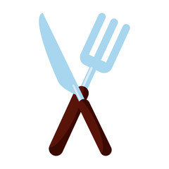 Cutlery fork and knife