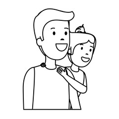 father with daughter characters