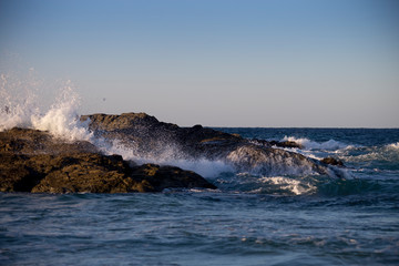 Currumbin beach is one of travel destination at the Gold Coast