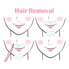 woman about hair removal