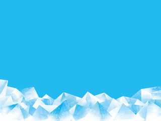 氷　背景イラスト © perori