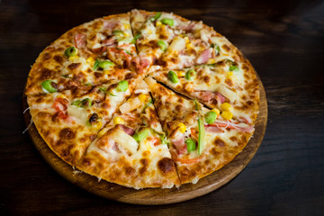 fusion food pizza