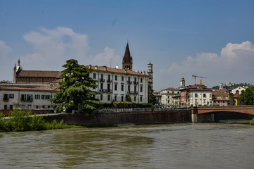 Fototapeta na wymiar Corners of Verona Italy