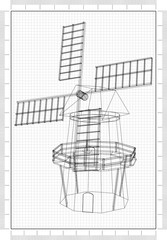 Windmill Architect Blueprint 