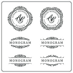 Luxury design set for wedding and decoration